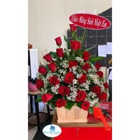 [Chỉ Giao HCM Hỏa Tốc] Giỏ  hoa tươi - Ngày Thơ Ấu (Quà Tặng Sinh Nhật) -Hoadaiduong