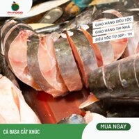 [Chỉ giao HN] - Cá Basa Cắt Khúc Tươi Khay 1Kg Hút Chân Không