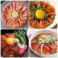 [CHỈ GIAO HỎA TỐC CẦN THƠ] Combo2: 300g cá hồi,300g tôm Tặng ngay 5 trứng gà ta lòng đào