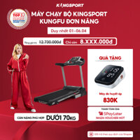 CHỈ GIAO MIỀN BẮC I Máy chạy bộ KINGSPORT Kungfu đơn năng, tiết kiệm điện năng, gấp gọn tại nhà