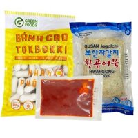 (CHỈ GIAO SÀI GÒN) COMBO Bánh Gạo Phô Mai, Sốt và Chả Cá