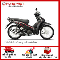CHỈ GIAO TẠI HẢI PHÒNG - HONDA WAVE RSX FI 110  VÀNH NAN HOA, PHANH ĐĨA - Xám Đen