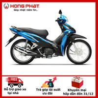 CHỈ GIAO TẠI HẢI PHÒNG - HONDA WAVE RSX Fi 110cc - VÀNH NAN HOA, PHANH CƠ - Xanh Đen