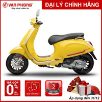 CHỈ GIAO TẠI HẢI PHÒNG - Xe máy Vespa Sprint S - 125 cc - Vàng