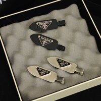 Chỉ Gói Ánh Sáng Sang Trọng Bên Cao Cấp Kẹp Tóc Màu Đen Cao Cấp Kẹp Tóc Tam Giác Chữ Sang Trọng Hàng Châu Âu Hương Thơm Pháp Nổ