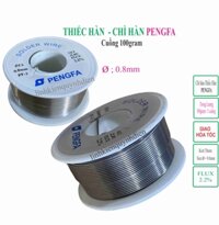 Chì hàn thiếc hàn PENGFA Size 0.8mm Cuộn 100gr