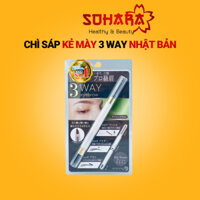 Chì kẻ chân mày 3 WAY eye brow 3 trong 1 Nhật Bản