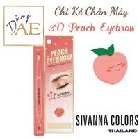 Chì Kẻ Chân Mày 3D Peach Eyebrow SIVANNA COLORS Thái Lan