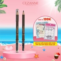 Chì kẻ lông mày Cezanne Eyebrow With Spiral Brush bền màu không thấm nước 1.2g