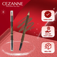 Chì kẻ lông mày Cezanne Eyebrow With Spiral Brush bền màu không thấm nước 1.2g