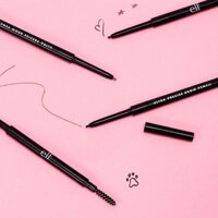 Chì kẻ lông mày siêu nhỏ siêu mảnh Elf e.l.f elf ultra precise brow pencil in màu deep brown black bút kẻ mày makeup