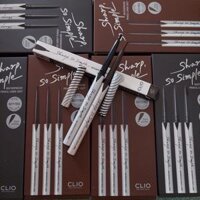 Chì Kẻ Mắt Chống Nước Clio Sharp So Simple Waterproof Pencil Liner Màu Nâu & Đen