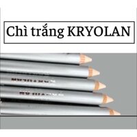 Chì Kẻ Mắt Kryolan Kajal Pencil Màu Trắng Chống Nước Lâu Trôi
