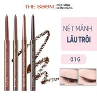 Chì Kẻ Mắt The Saem Siêu Mảnh Eco Soul Powerproof Super Slim Eyeliner 0.1g