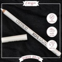 Chì kẻ mắt trắng Catrice Kohl Kajal trắng đen chính hãng HALOMI chuyên kẻ viền mắt make up