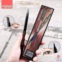 Chì Kẻ Mày 2in1 NoVo Makeup Seduce (Kẻ Mày + Kẻ Mắt):Màu 2