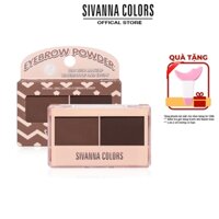 Chì Kẻ Mày Dạng Bột SIVANNA COLORS NATURAL LONG LASTING BROWDER POWDER HF5090