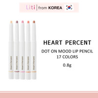 Chì kẻ môi Heart Percent Dot On Mood Lip Pencil 0.8g (17 màu)