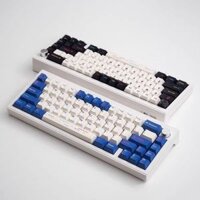 [Chỉ Keycap] EMO Keycap Xanh / Đen 129 Phím Hồ Sơ Anh Đào PBT Thăng Hoa Năm Mặt Cho Cherry MX Switch Bàn Phím Cơ RK61 / Anne Pro 2 / GK61