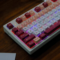 [Chỉ Keycap] Hoa Hồng Đỏ Keycap 133 Phím Cherry Profile PBT Thăng Hoa Cho Cherry MX Switch Bàn Phím Cơ RK61 / Anne Pro 2 / GK61