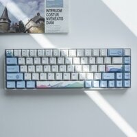 [Chỉ Keycap] Keycap Biển Xanh 130 Phím Hồ Sơ Anh Đào PBT Thăng Hoa Cho Cherry MX Switch Bàn Phím Cơ RK61 / Anne Pro 2 / GK61