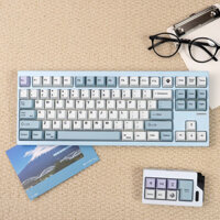 [Chỉ Keycap] Keycap Khoai Tây Tím Xanh Trắng 143 Phím Cherry Profile PBT Dye-sub Cho Cherry MX Switch Bàn Phím Cơ RK61 / Anne Pro 2 / GK61