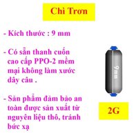 Chì Lá Câu Cá Cuốn Sẵn Chuyên Câu Đài Câu Đơn Có Thanh Cuốn Trì Cao Cấp PK-14  Sét 10 Viên  - 10 Viên Trơn 2g