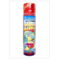 Chì Màu Nước Fish 115936-36 Màu Dài Hộp Thiếc Tròn Faber Castell
