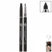 Chì mí kim tuyến Mira Glitter Auto Eyeliner Pen Hàn Quốc tặng kèm móc khoá - No.304 Pearl Black