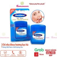 Chỉ nha khoa Dentana hương bạc hà – Chỉ cuộn kẽ xỉa răng vệ sinh chăm sóc răng miệng sau ăn