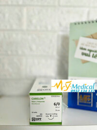 CHỈ PHẪU THUẬT CPT CARELON NYLON 6/0 - M07E13