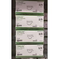 Chỉ phẫu thuật CPT Carelon Nylon 2/0, 3/0 - hộp 24 sợi