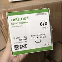 Chỉ phẫu thuật CPT – CARELON (Nylon/Polyamide) số 6/0 1/2c 13mm
