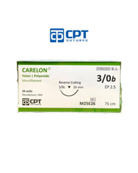 Chỉ phẫu thuật không tiêu CPT Carelon Nylon số 30b - M25E26
