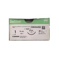 CHỈ PHẪU THUẬT KHÔNG TIÊU TỔNG HỢP B|BRAUN DAFILON® BLUE Số 1 - C0935492 (hộp 36 tép)
