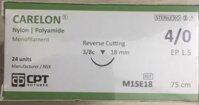 CHỈ PHẪU THUẬT KHÔNG TIÊU CARELON (NYLON) SỐ 4/0 H/1 TÉP