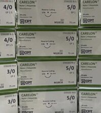 CHỈ PHẪU THUẬT KHÔNG TIÊU Carelon (Nylon) số 5/0 H/1 tép