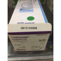 CHỈ PHẪU THUẬT TỰ TIÊU CPT CARESORB® POLYGLACTIN 910 số 3/0 - GT20A26 (hộp 12 tép)