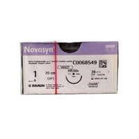 CHỈ PHẪU THUẬT TỰ TIÊU TỔNG HỢP B|BRAUN NOVOSYN® VIOLET Số 1 - C0068549 / C0068557 (Hộp 36 tép)