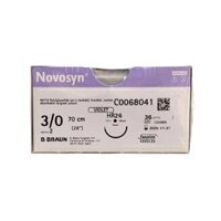 CHỈ PHẪU THUẬT TỰ TIÊU TỔNG HỢP B|BRAUN NOVOSYN® VIOLET Số 3/0 - C0068041 (hộp 36 tép)