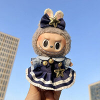 Chỉ Quần Áo] 17cm Mặt Dây Chuyền labububu Quần Áo Ngôi Sao Thỏ Cảnh Sát Phù Hợp Với Móc Khóa Labubububu Quần Áo Búp Bê