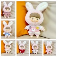 Chỉ quần áo] 21cm zZoton Búp bê thỏ ngon đàn hồi mặt cười áo búp bê thỏ sang trọng phụ kiện trang phục búp bê Thỏ Ăn mặc trò chơi quà tặng đồ chơi sang trọng