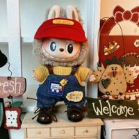 Chỉ quần áo, quần áo búp bê 17cm, bộ quần yếm búp bê vinyl dự tiệc dễ thương