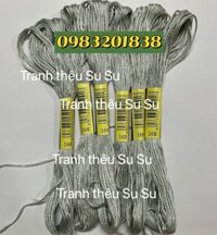 Chỉ thêu Cotton mã chuẩn theo DMC, các mã từ 150 đến 169 - mã 168