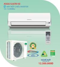 Chi tiết máy lạnh General  ASGG12JLTB-V Inverter (Gas R410A)