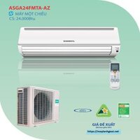 Chi tiết máy lạnh General ASGA24 (Gas R410A)