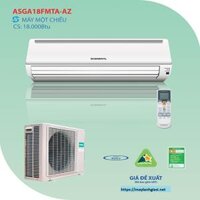 Chi tiết máy lạnh General ASGA18(Gas R410A)