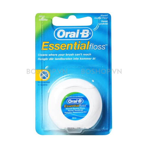 Nơi bán Chỉ Tơ Nha Khoa Oral B Essential Floss 50m chính hãng giá rẻ nhất