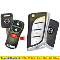 Chìa khoá độ gập remote xe Nissan Grand Livina mẫu V19