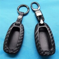 Chìa Khóa Ô Tô Fob Ốp Lưng Carbon Silicon Cho Xe Hyundai i30 i35 i40 Kona Azera Elantra Solaris Grandeur Ig Accent Santa Fe